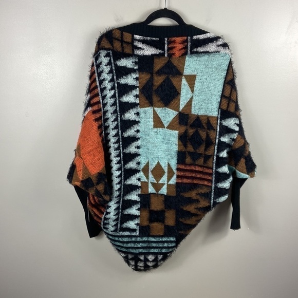 Maxsport Aztec Cocoon Open Front Sweater Size S/M - Picture 11 of 14